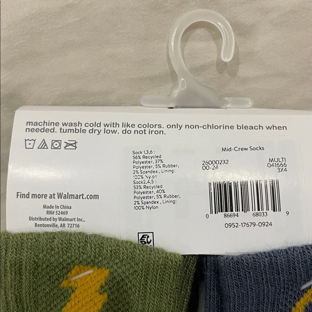 Wonder Nation Infant Socks 0-6 Months